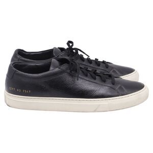 Common Projects Original Achilles Sneakers in Black Leather